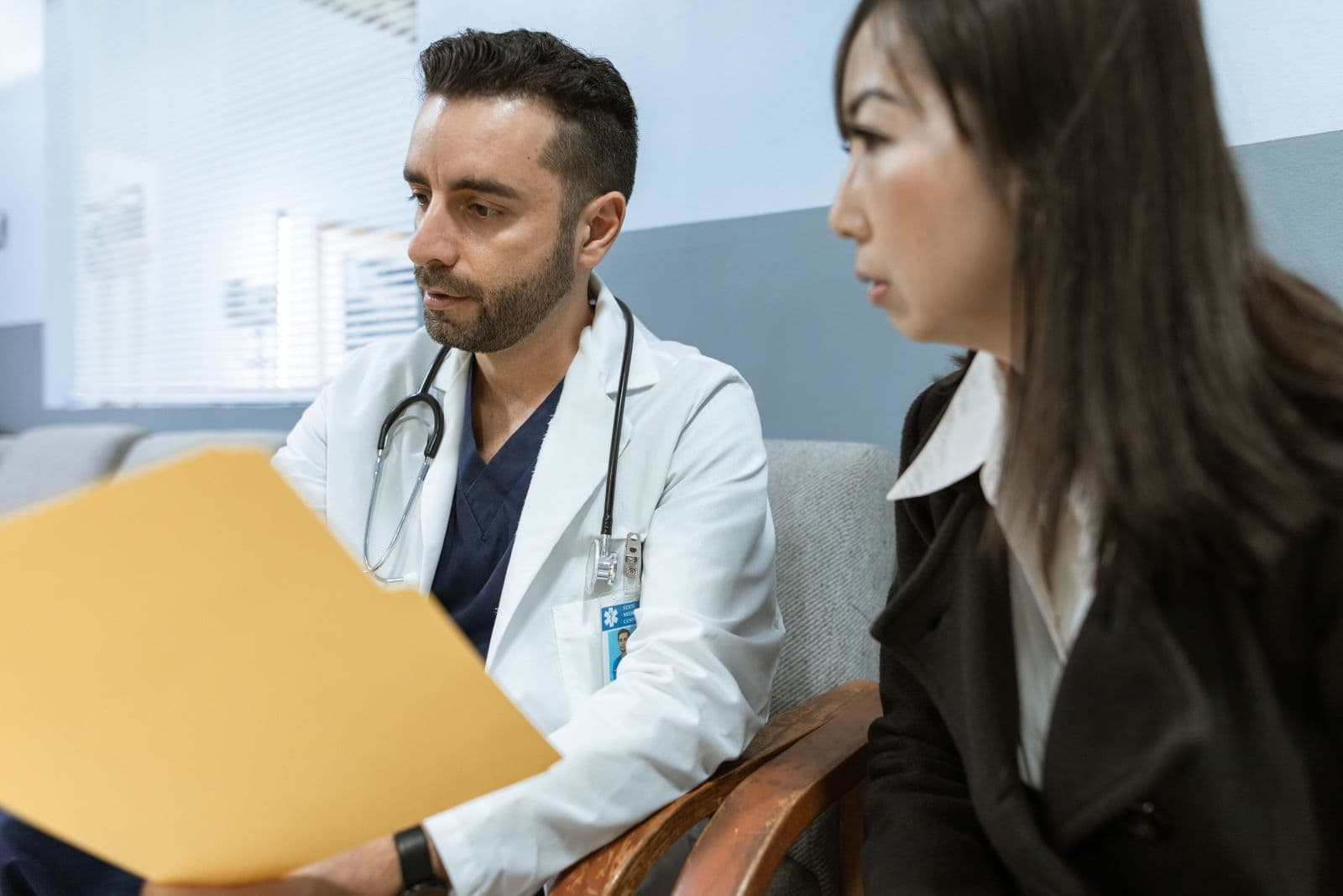 A doctor discussing treatment options with a patient