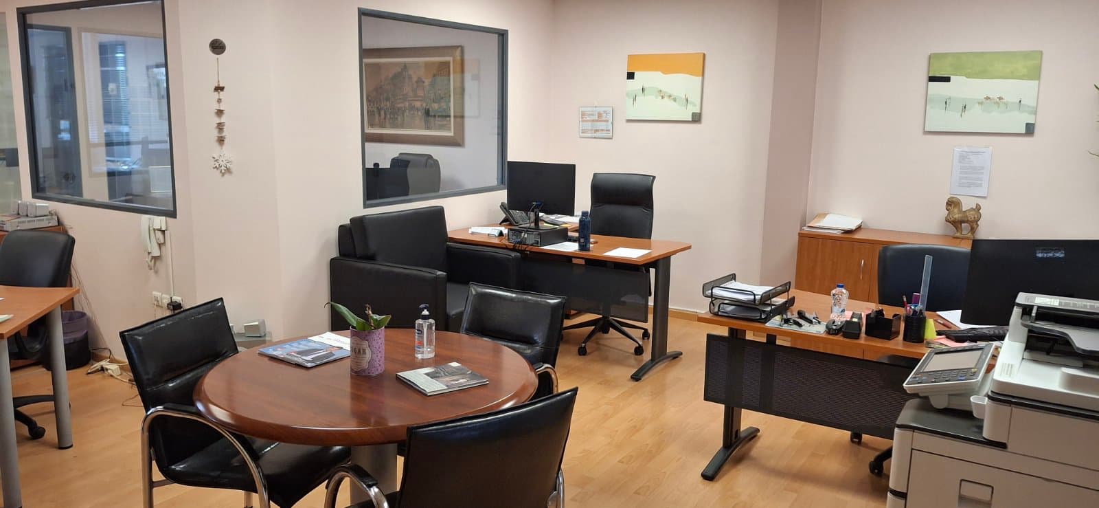 Our team's workspace at the Speciality Insurance head office